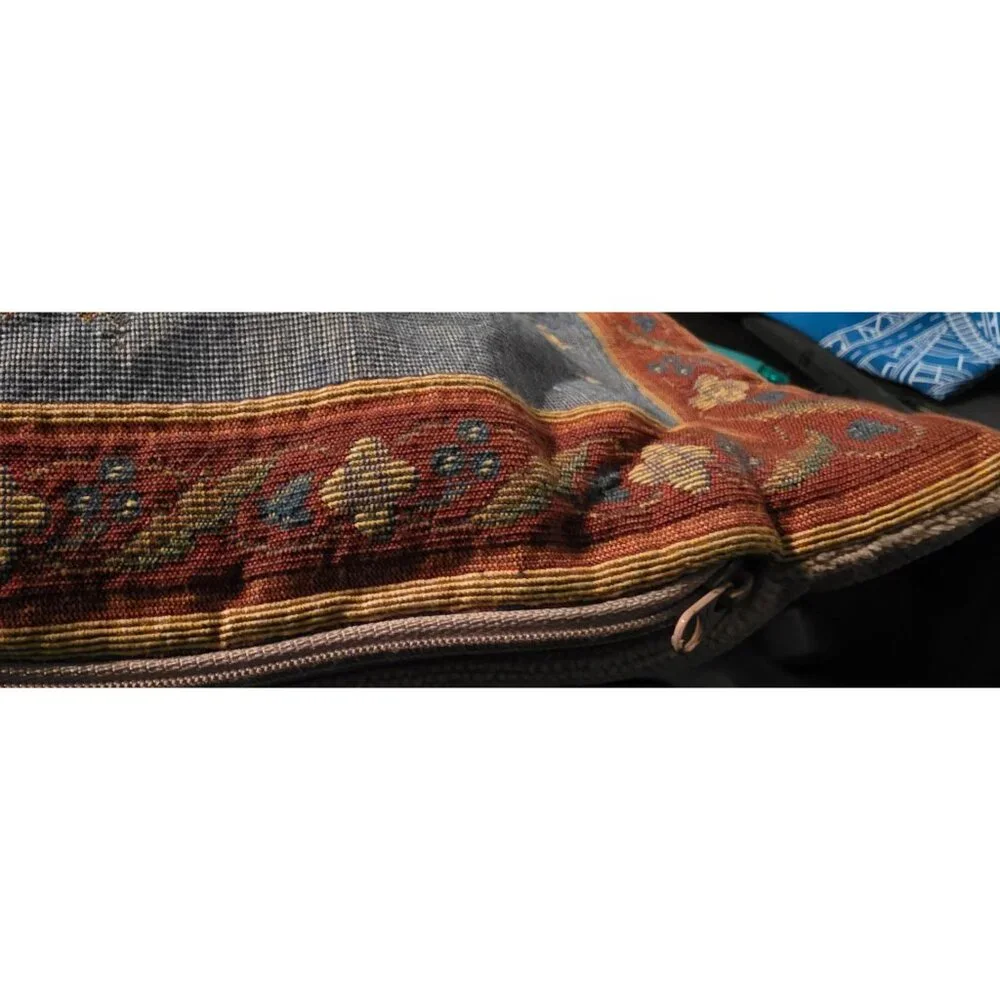 Tapestry Pillow Heidelberg Scenic Cover With Zipper Closure 17x16 Inches Decorat